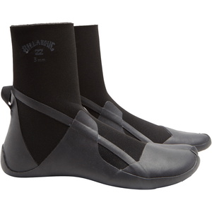 2025 Billabong Absolute 5mm Split Toe Neoprene Boots Abyww00110 - Negro Hash